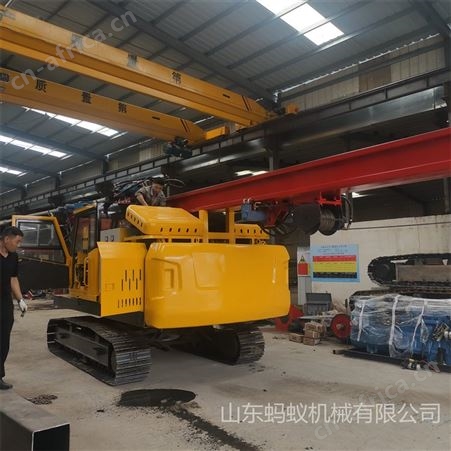 多角度履带潜孔钻机 全液压履带式钻机 气动液压建筑钻孔机