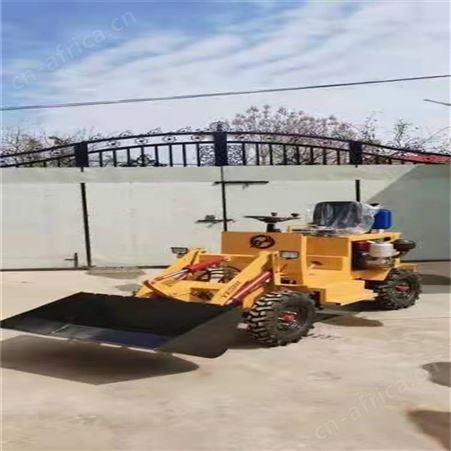 全新农用工地装载机 养殖场清粪抓草机 全电动四驱柴油小铲车