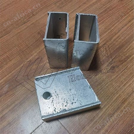 热镀锌幕墙钢套芯定制  直角角码连接件 幕墙工程材料加工