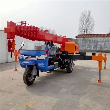 五征三轮底盘5吨吊  创佳三轮吊车   农用小型吊三马子吊
