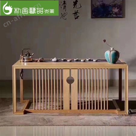 实木泡茶台 朴舍艺品 新中式客厅 古色古香