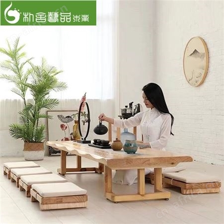 实木泡茶台 朴舍艺品 新中式实木家具 古朴典雅