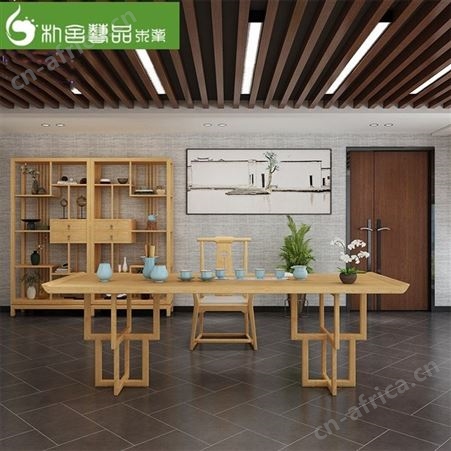 新式茶公室家用茶台  客厅泡茶桌 实木茶桌椅整装厂家