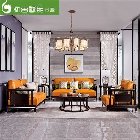 广东朴舍家具123沙发组合 实木双人床  酒店实木家具定制