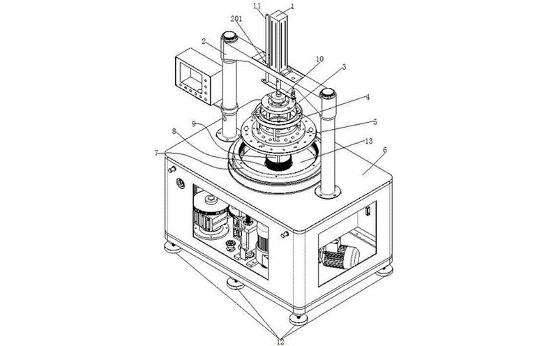 双面研磨机结构原理图