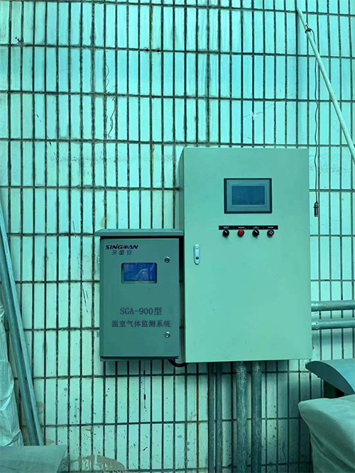 智能温室气体检测仪现场图